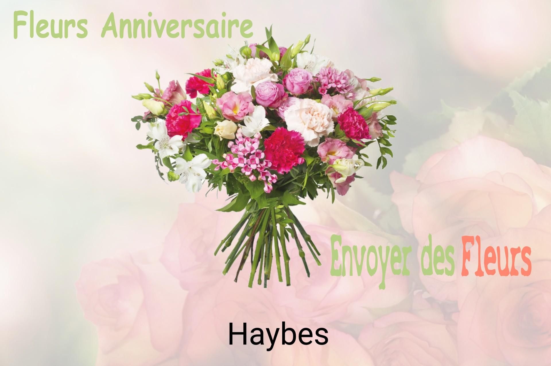 Bouquet de fleurs d’anniversaire livré à Haybes